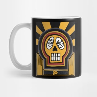 The Scream in Blue and Gold Mug